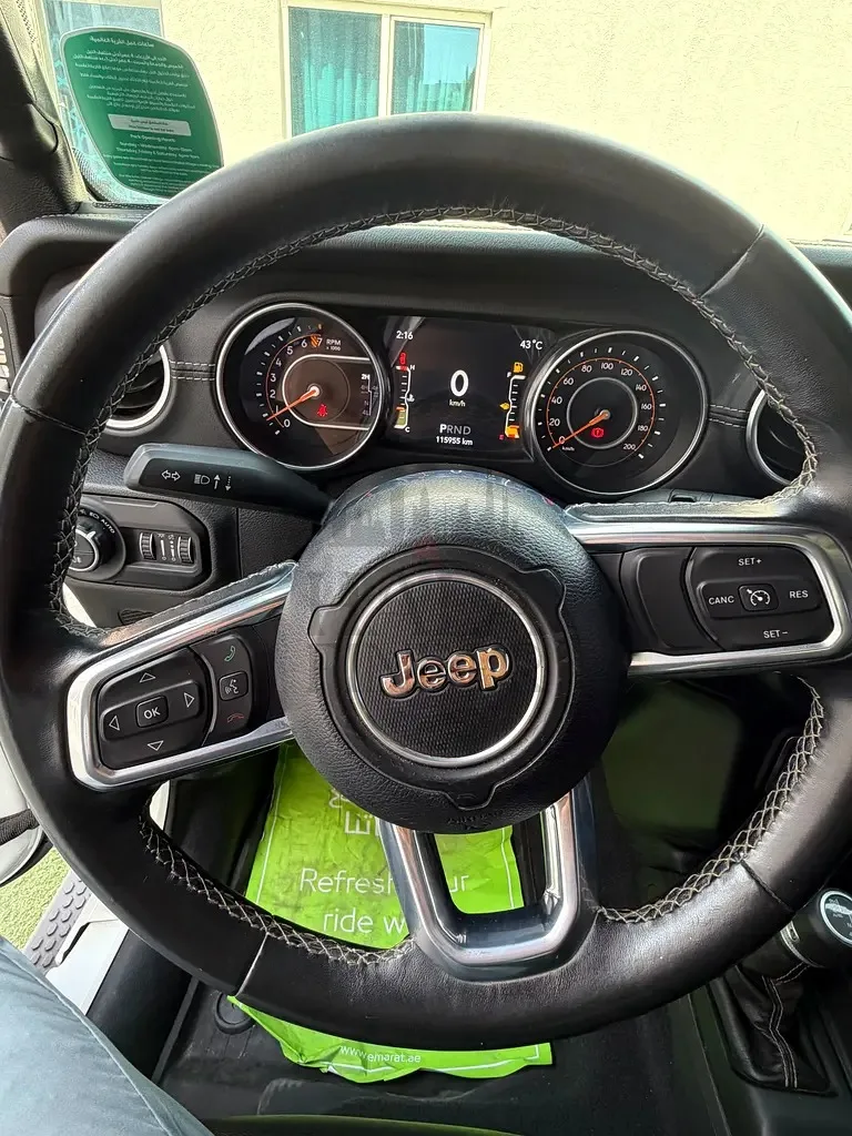 2020 Jeep Wrangler Sahara GCC Specs | First Owner